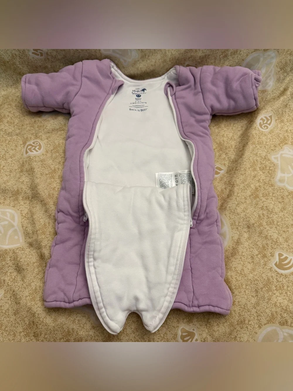 Halo Baby Merlin’s Magic Sleepsuit Lavender Size Small 3-6M